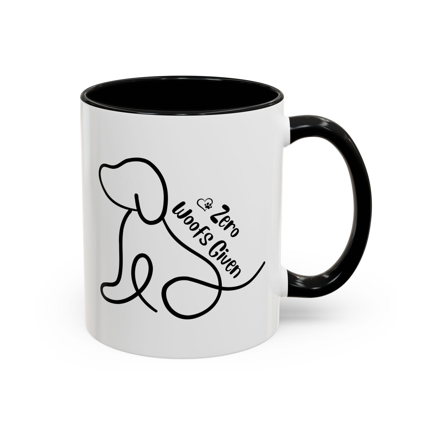No Woofs Accent Mug