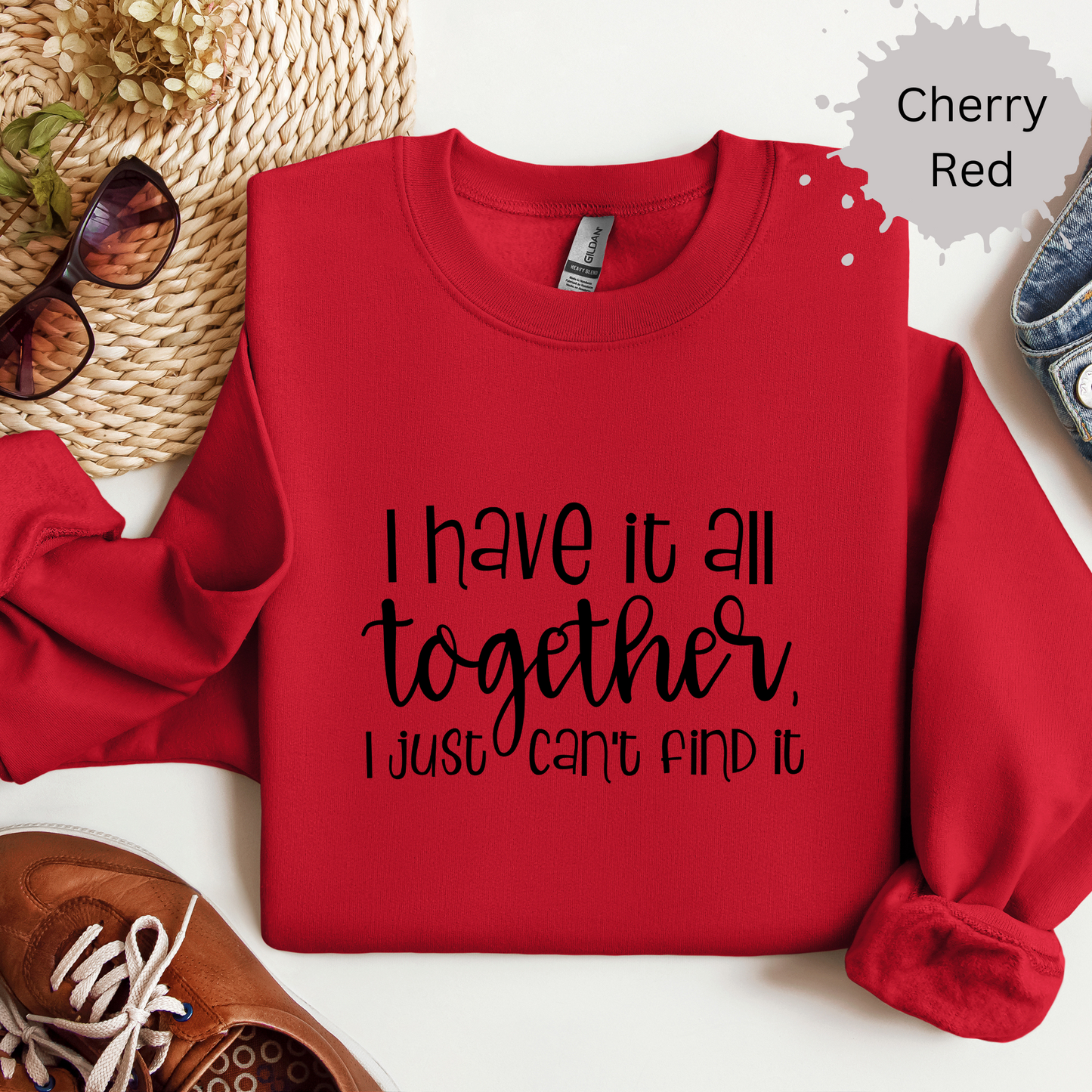 Functioning with Missing Pieces Crewneck Sweatshirt