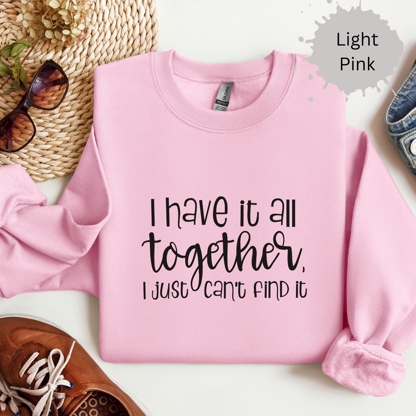Functioning with Missing Pieces Crewneck Sweatshirt