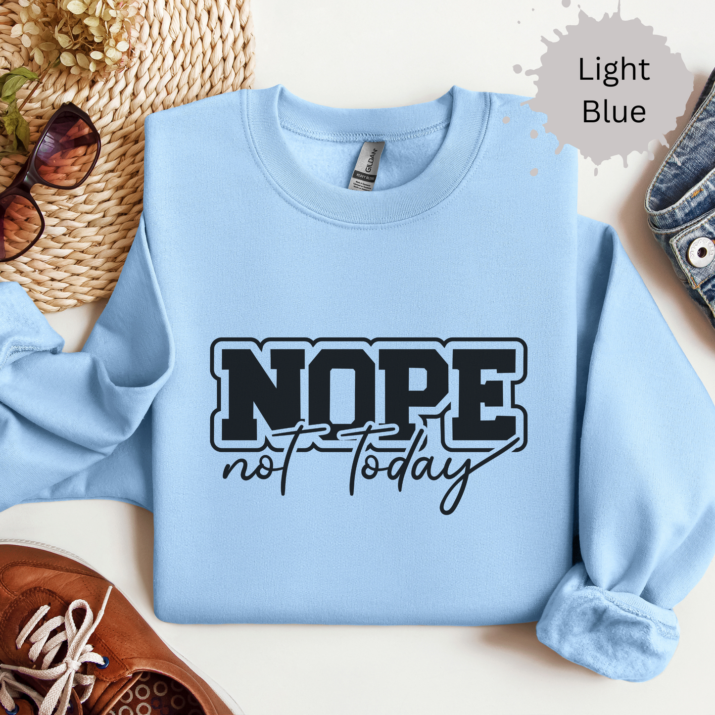 Hard Pass On Everything Crewneck Sweatshirt