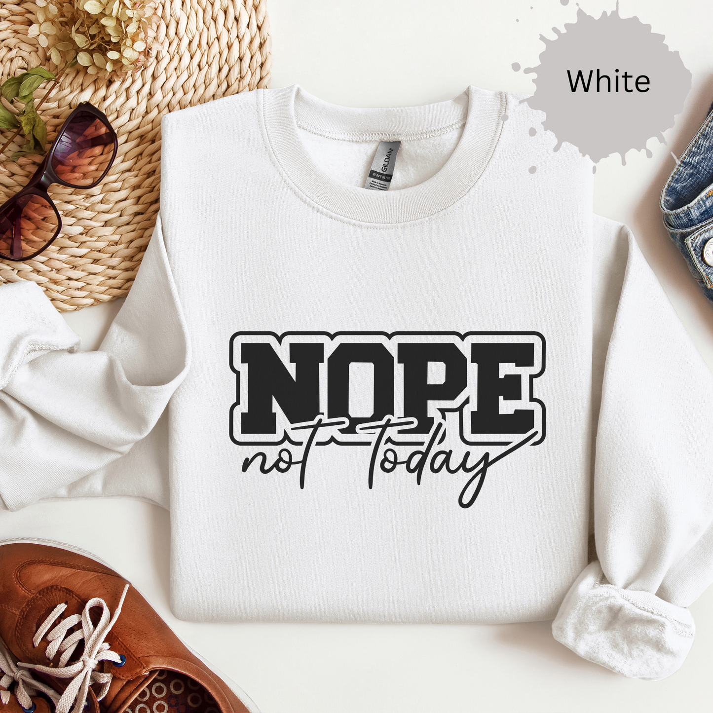 Hard Pass On Everything Crewneck Sweatshirt