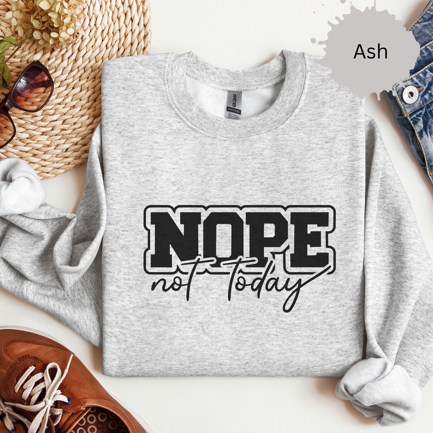 Hard Pass On Everything Crewneck Sweatshirt