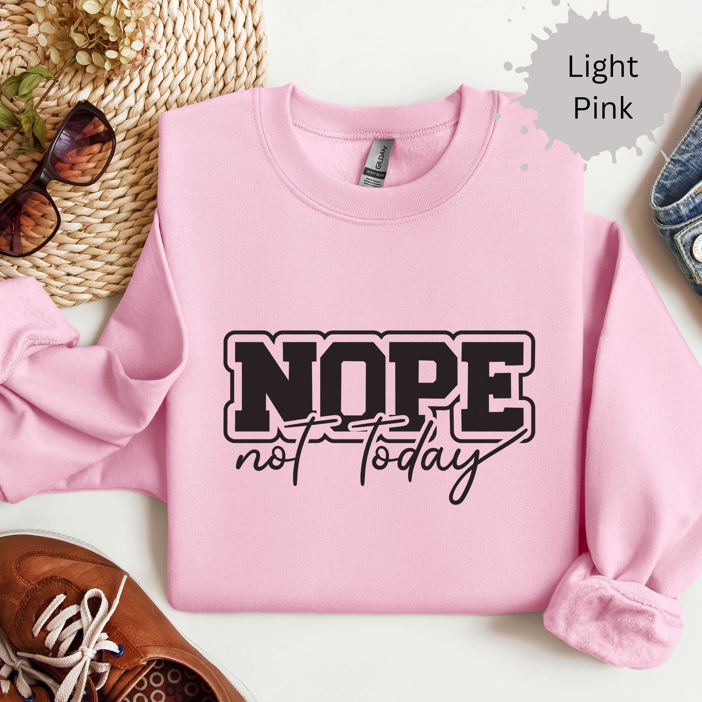 Hard Pass On Everything Crewneck Sweatshirt