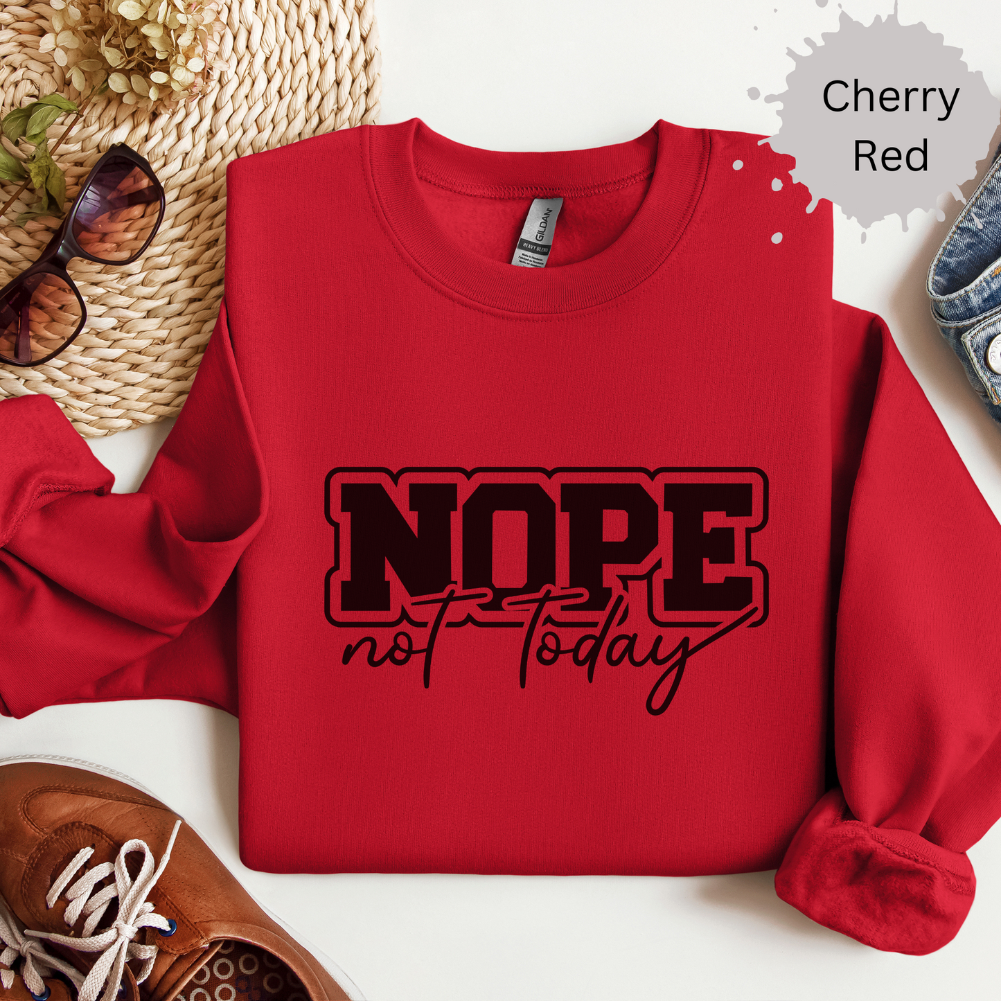 Hard Pass On Everything Crewneck Sweatshirt
