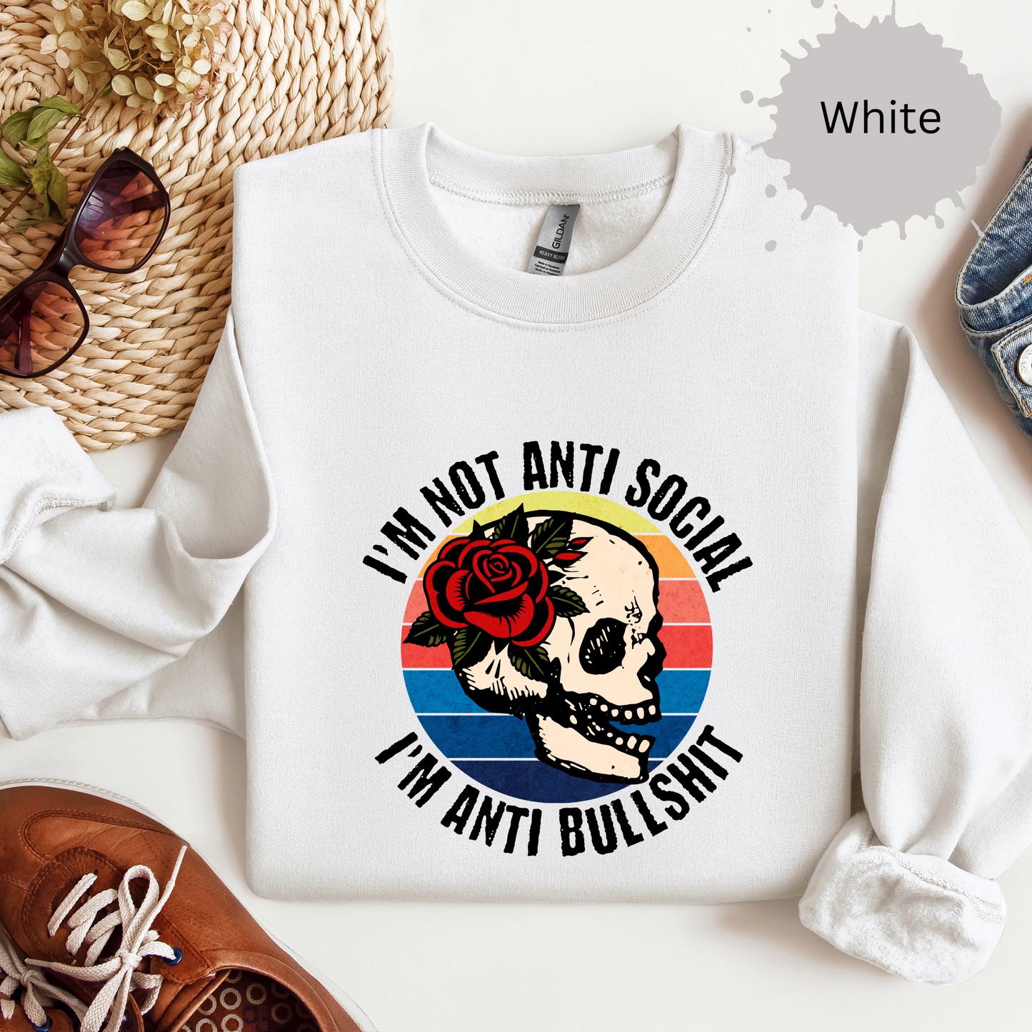 Anti Bullshit Crewneck Sweatshirt