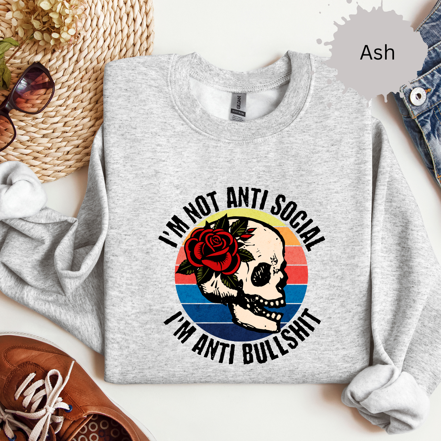 Anti Bullshit Crewneck Sweatshirt