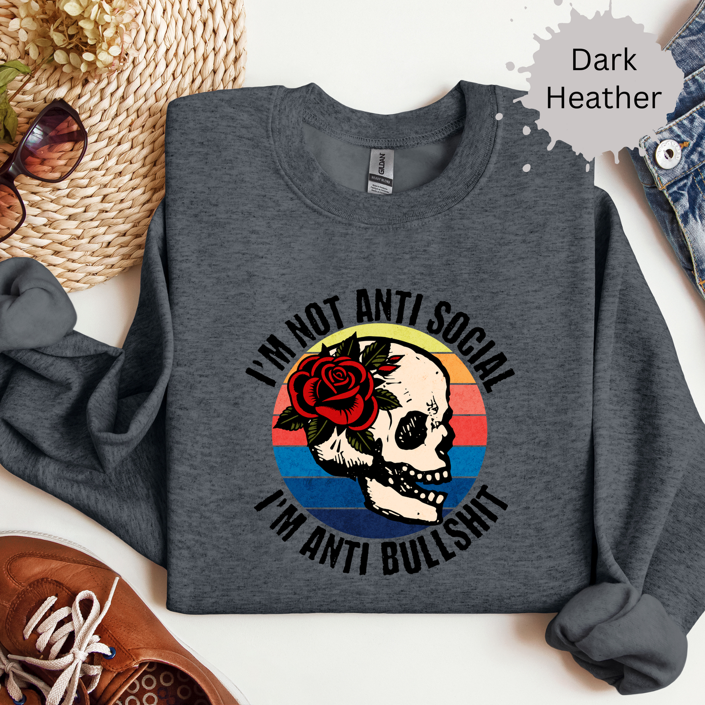 Anti Bullshit Crewneck Sweatshirt