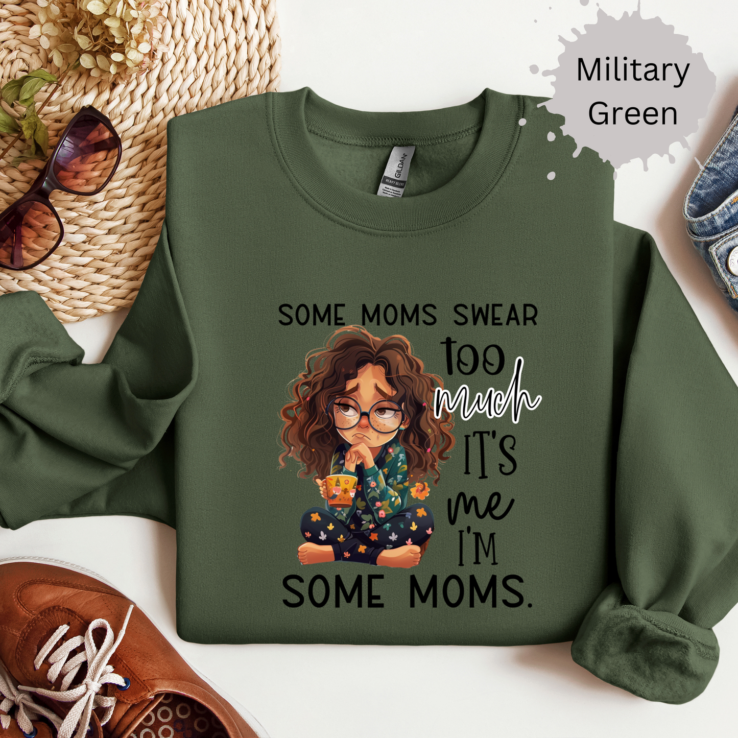 Sweary Moms Crewneck Sweatshirt