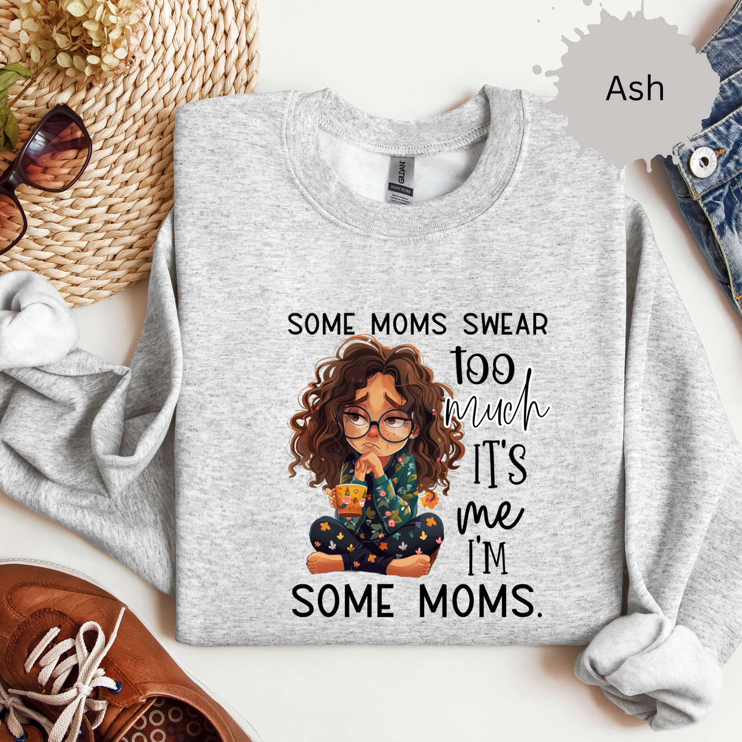 Sweary Moms Crewneck Sweatshirt