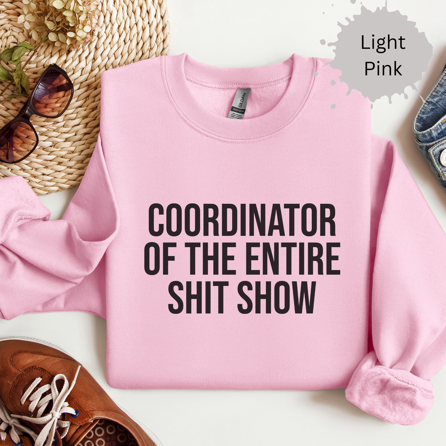 Shit Show Coordinator Crewneck Sweatshirt