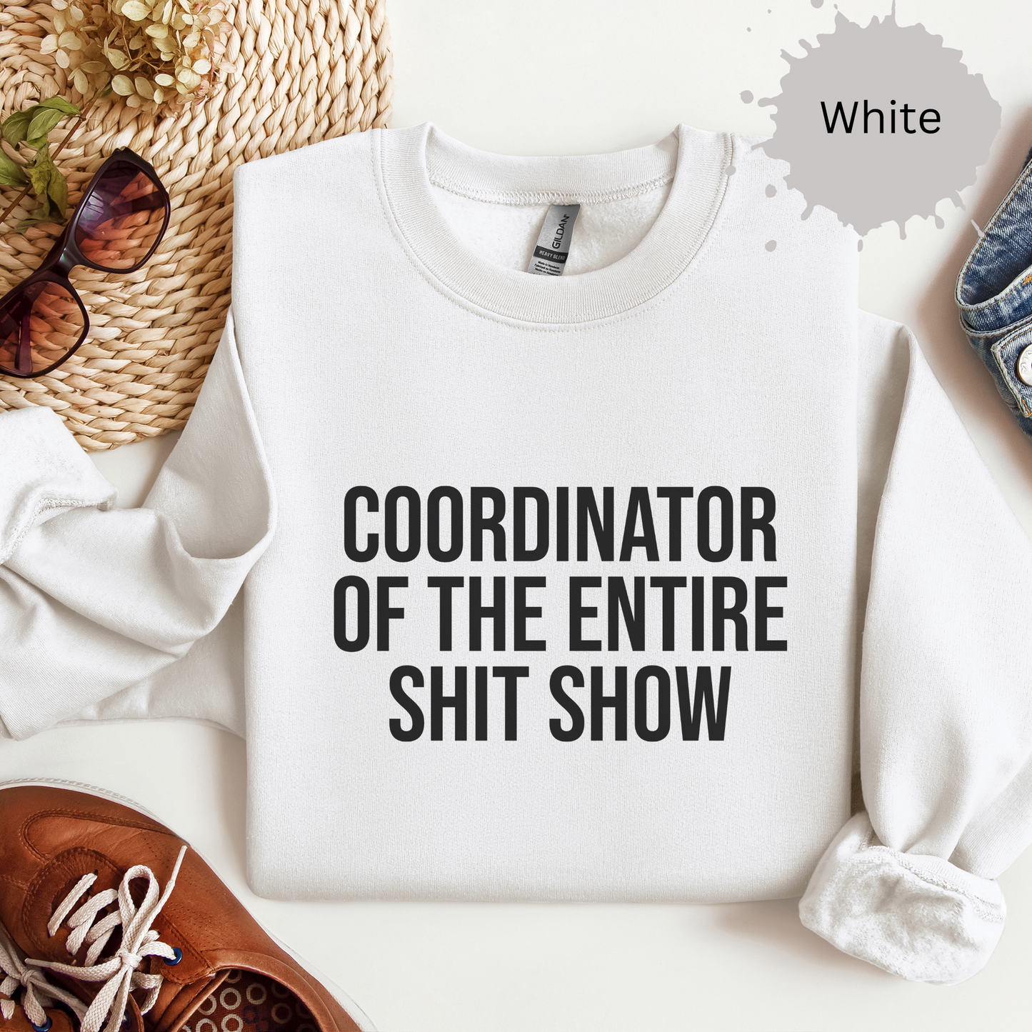 Shit Show Coordinator Crewneck Sweatshirt