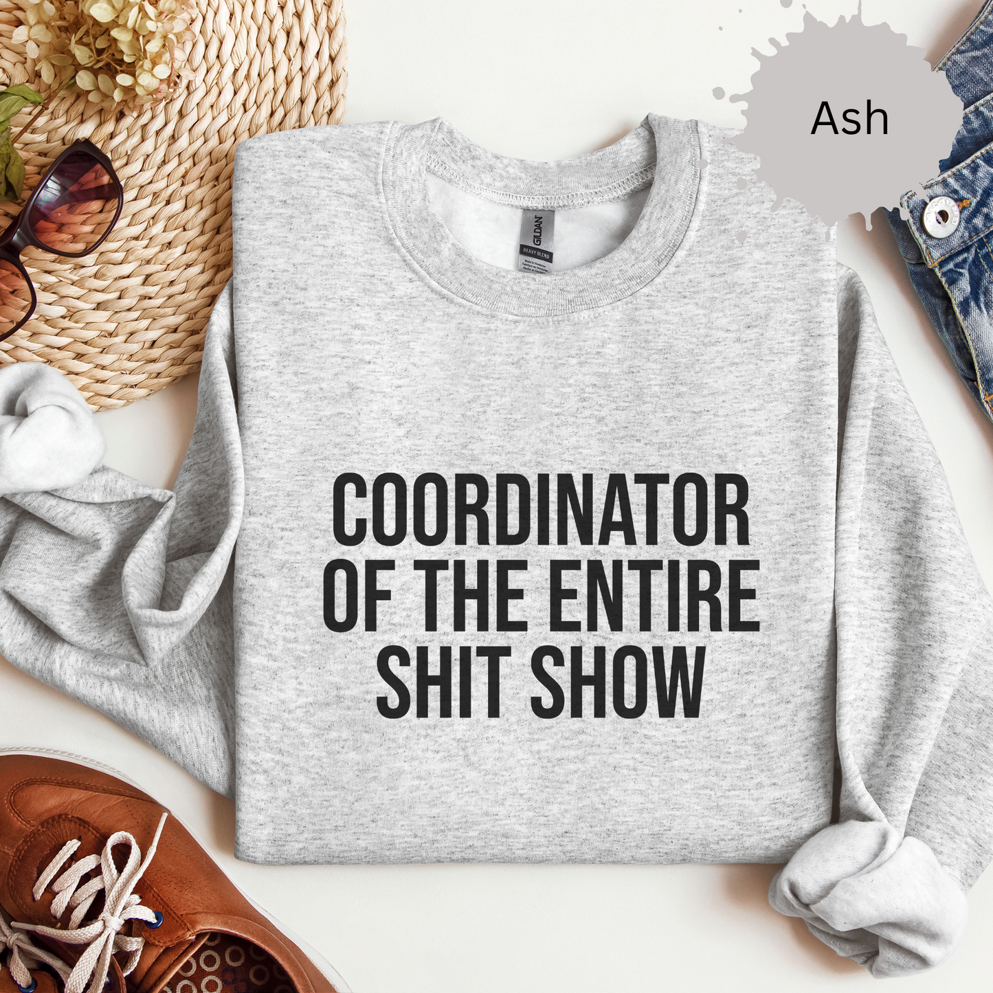 Shit Show Coordinator Crewneck Sweatshirt