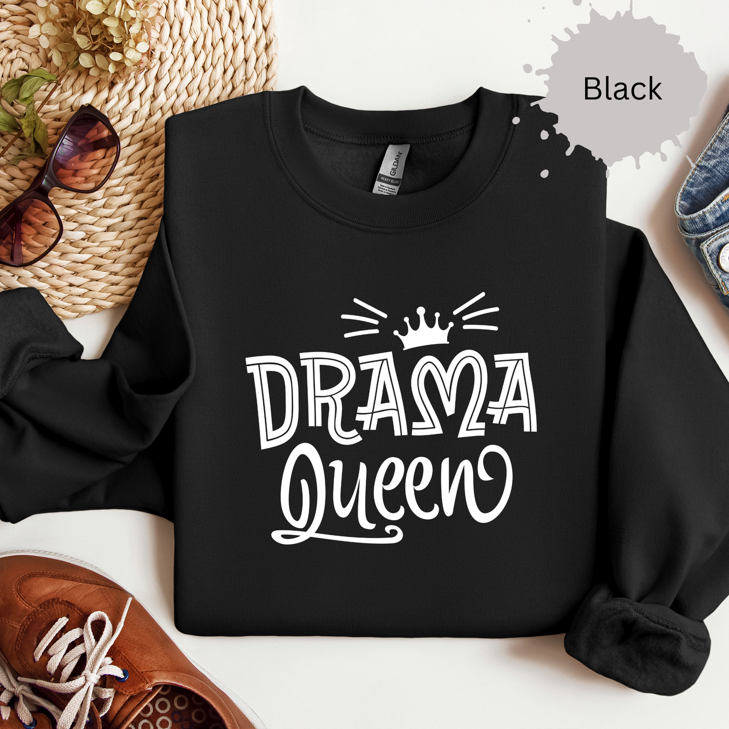 Drama Queen Crewneck Sweatshirt
