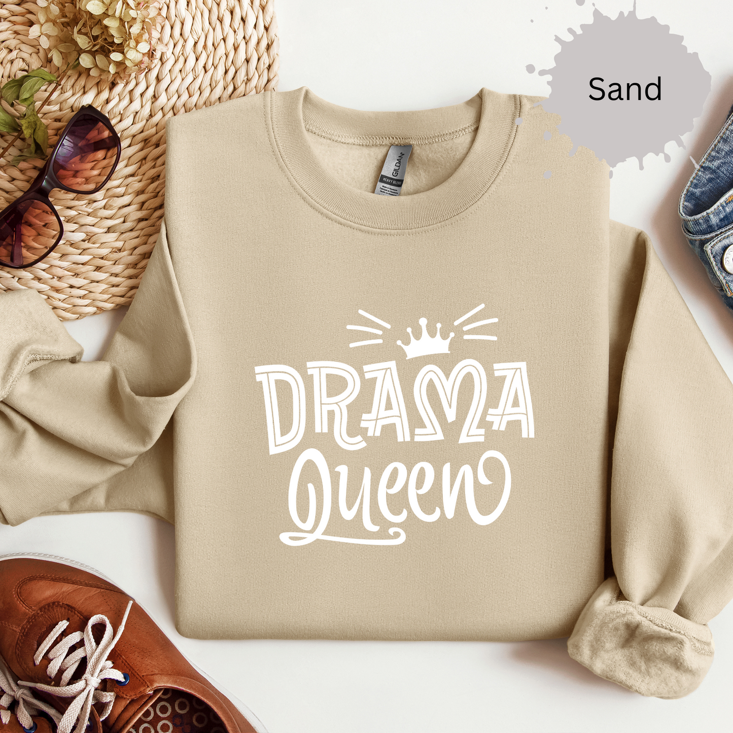 Drama Queen Crewneck Sweatshirt
