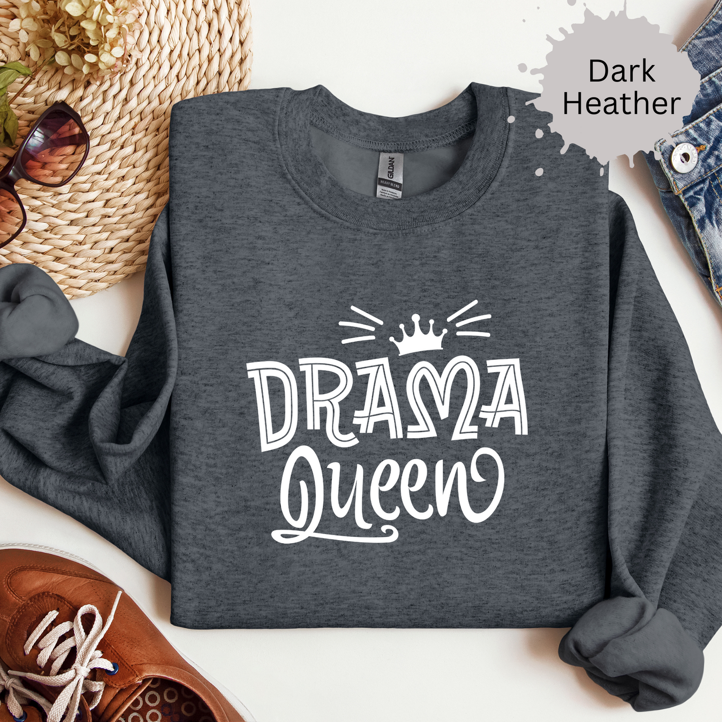 Drama Queen Crewneck Sweatshirt