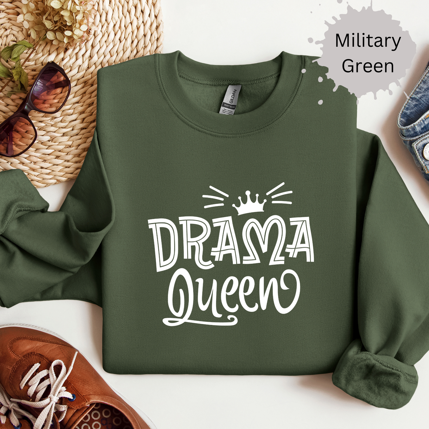 Drama Queen Crewneck Sweatshirt