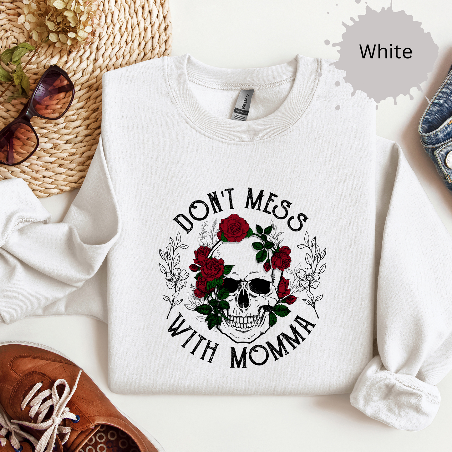 Mama's Not Playing Around Crewneck Sweatshirt