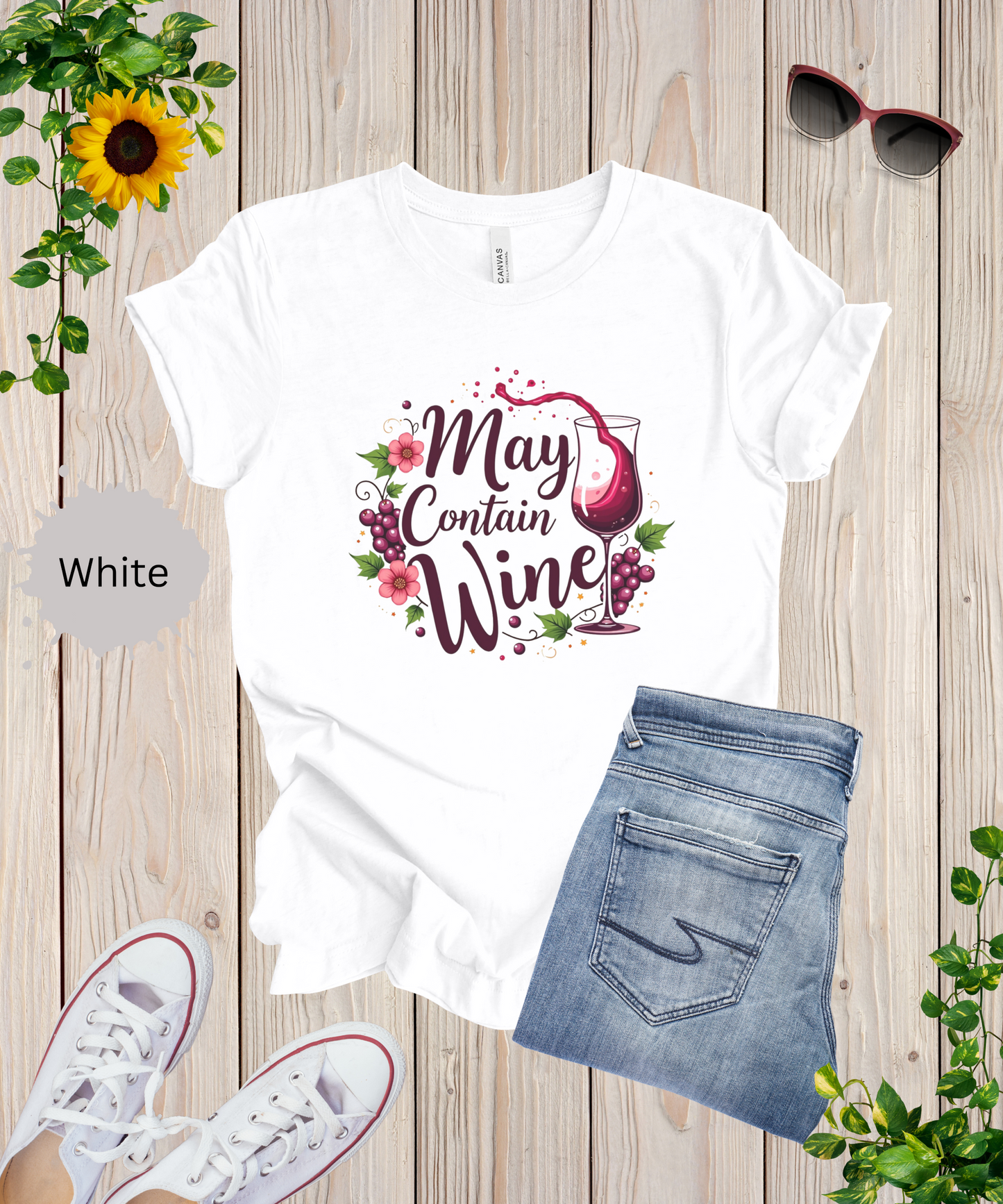 May Contain Wine T-Shirt
