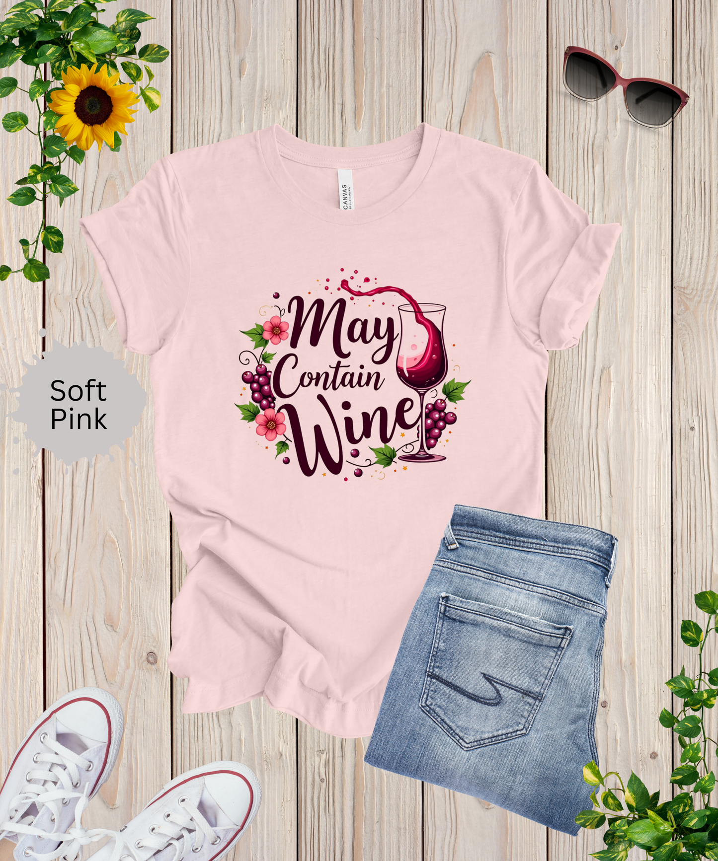 May Contain Wine T-Shirt