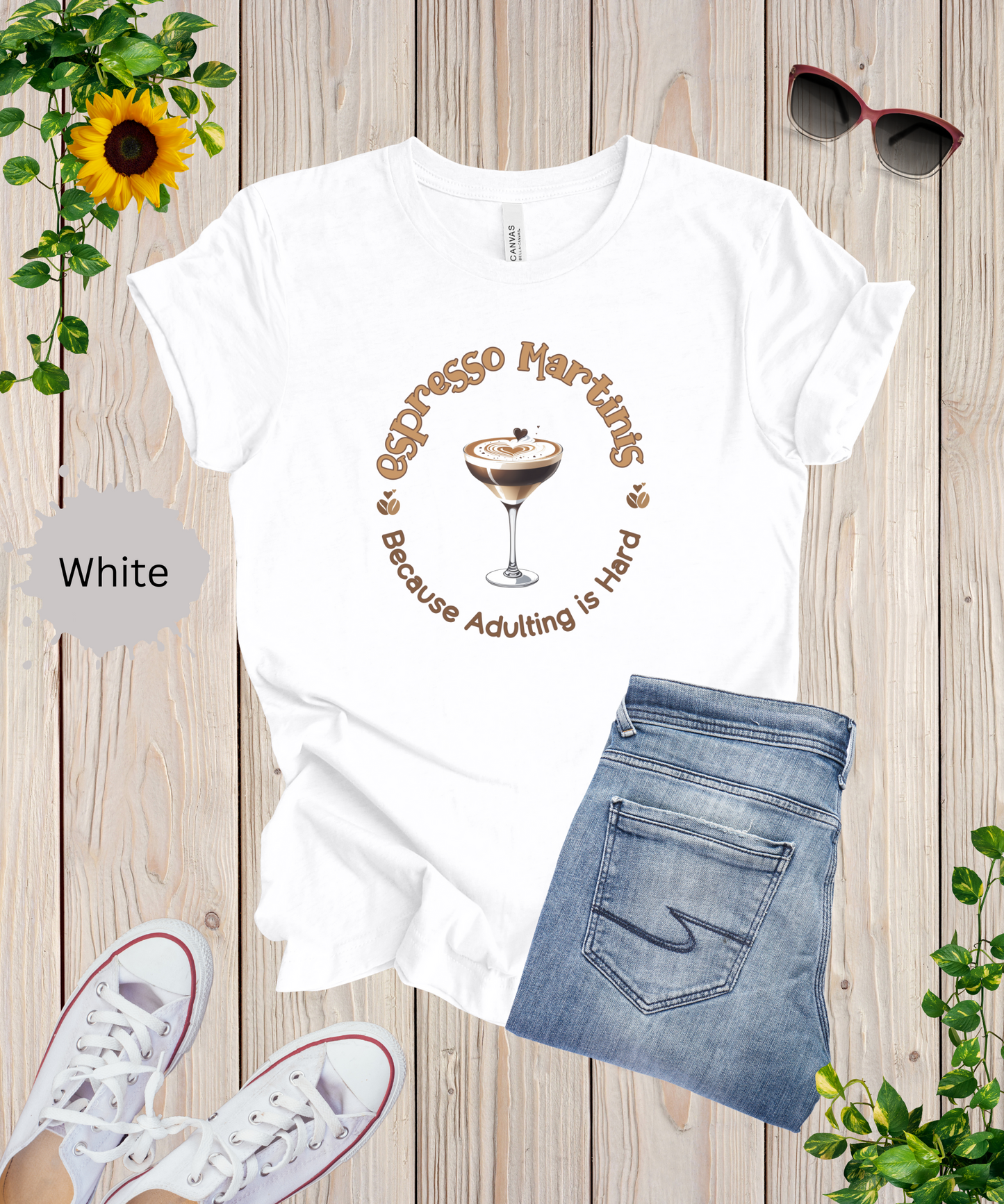 Espresso Martinis and Adulting T-Shirt