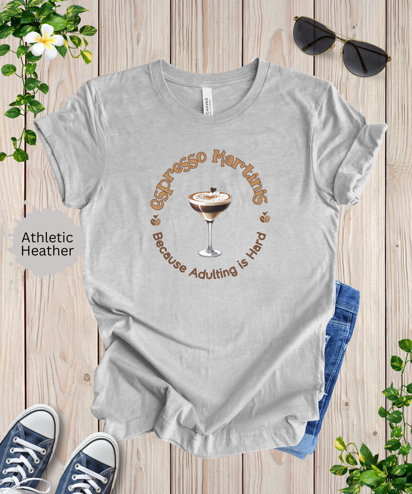 Espresso Martinis and Adulting T-Shirt