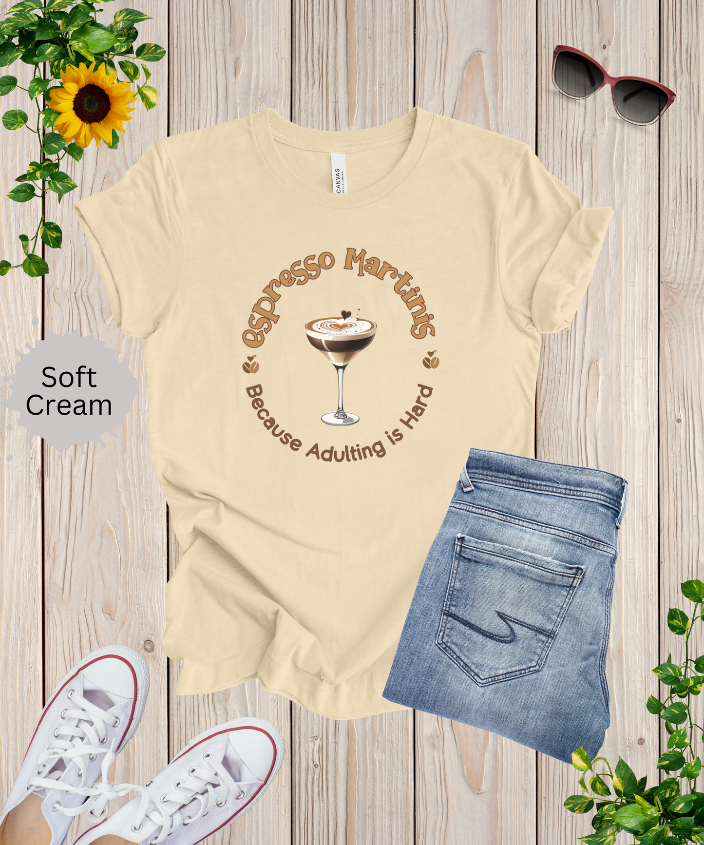 Espresso Martinis and Adulting T-Shirt