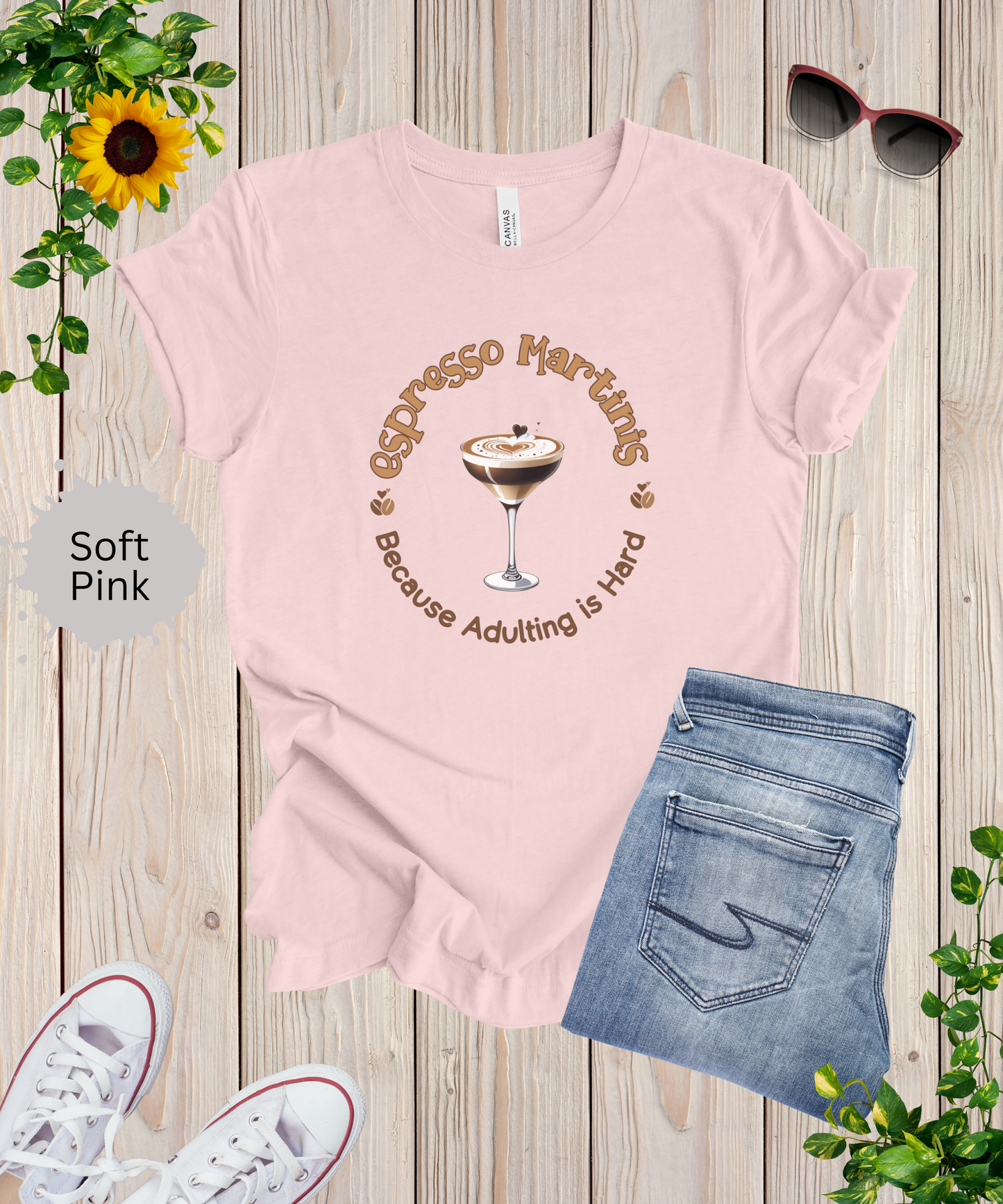 Espresso Martinis and Adulting T-Shirt