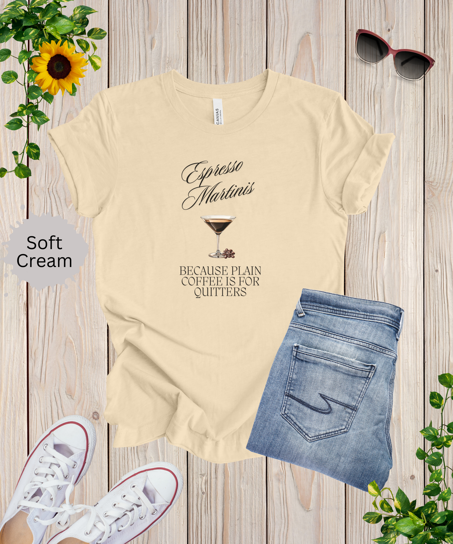 Plain Coffee is for Quitters T-Shirt