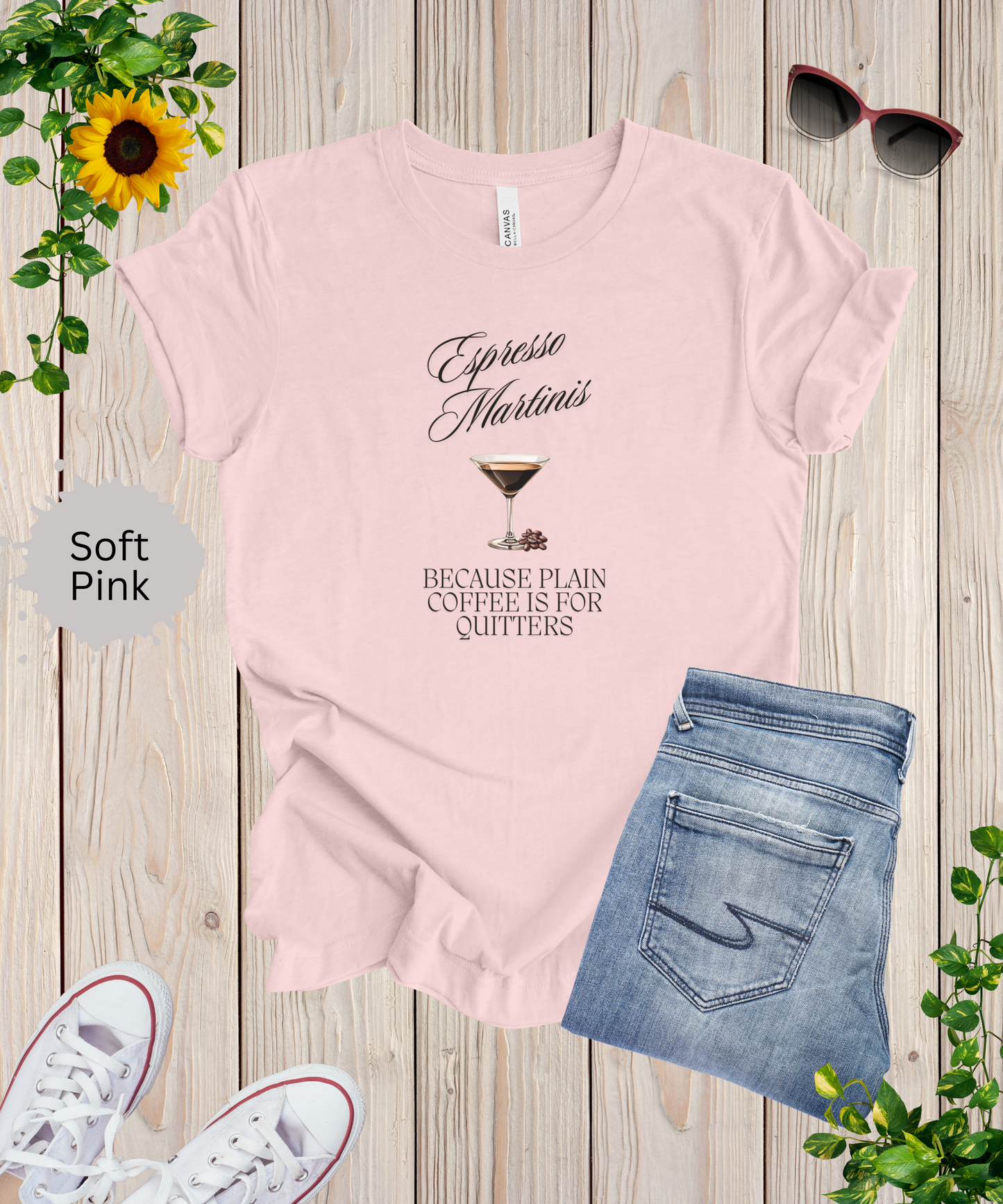 Plain Coffee is for Quitters T-Shirt
