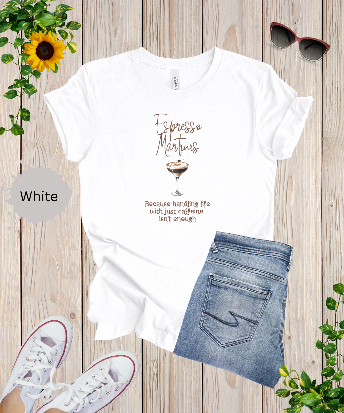 Caffeine Alone Isn't Enough T-Shirt