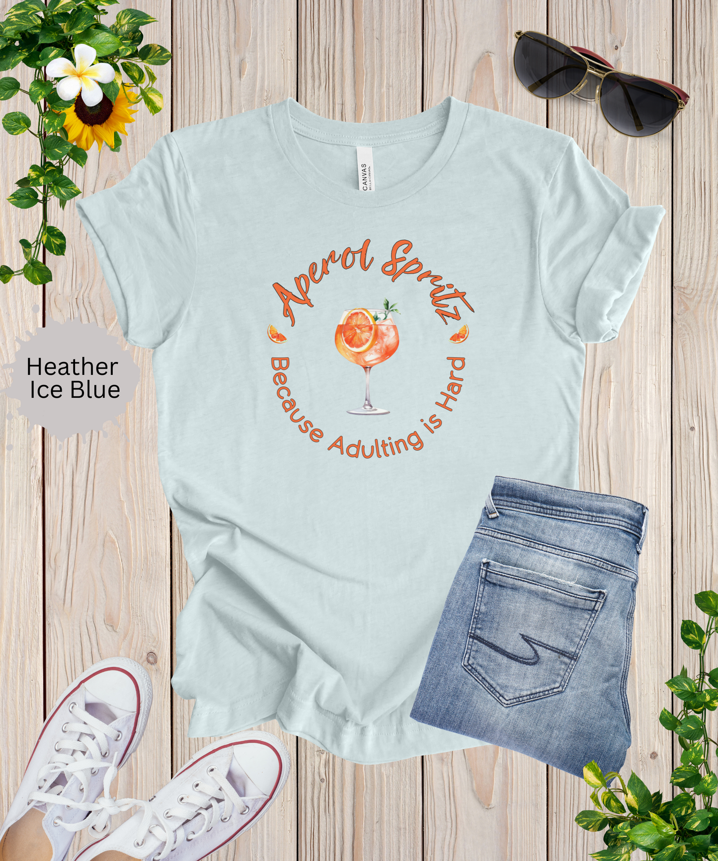 Aperol Spritz and Adulting T-Shirt