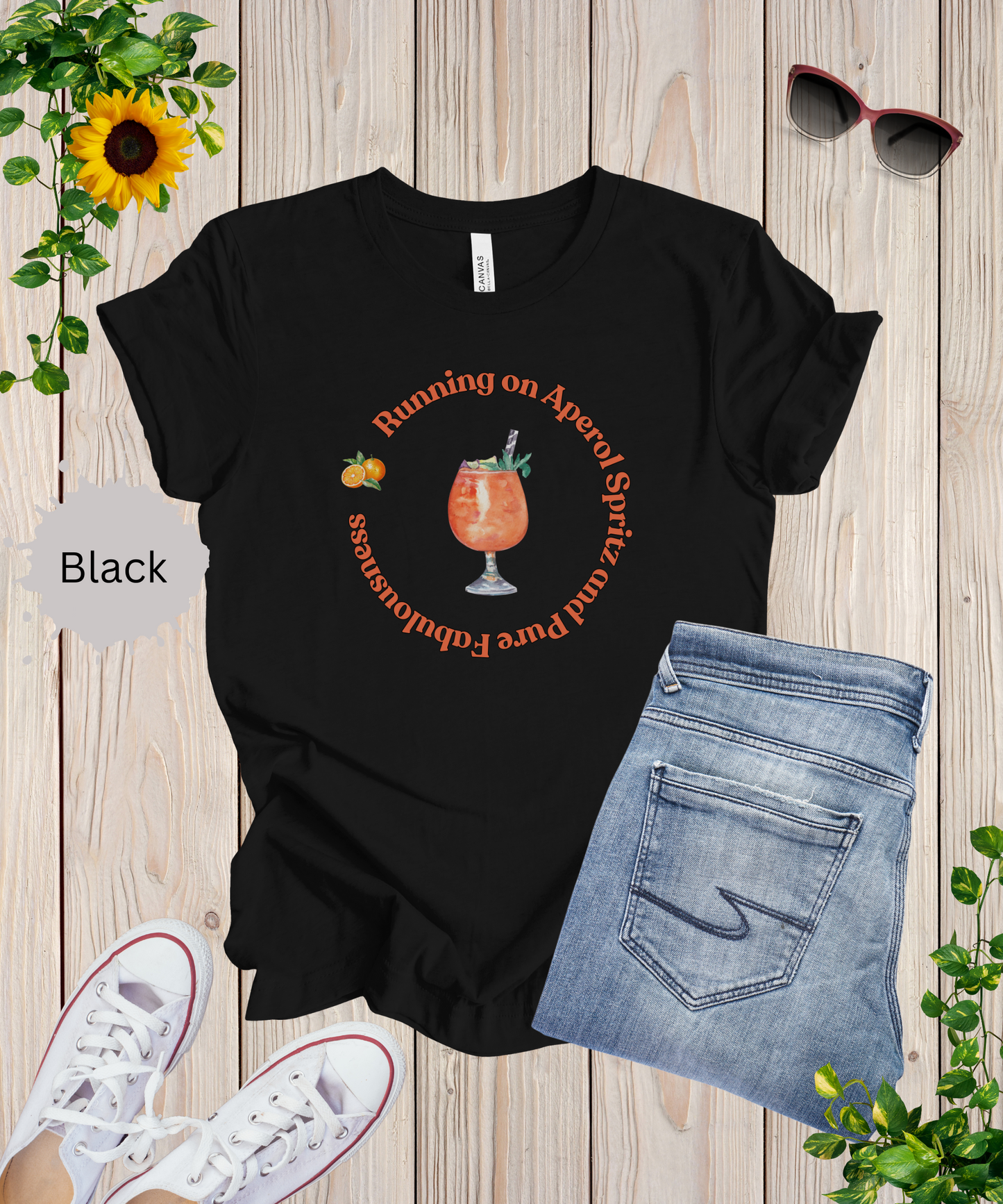 Running on Aperol Spritz T-Shirt