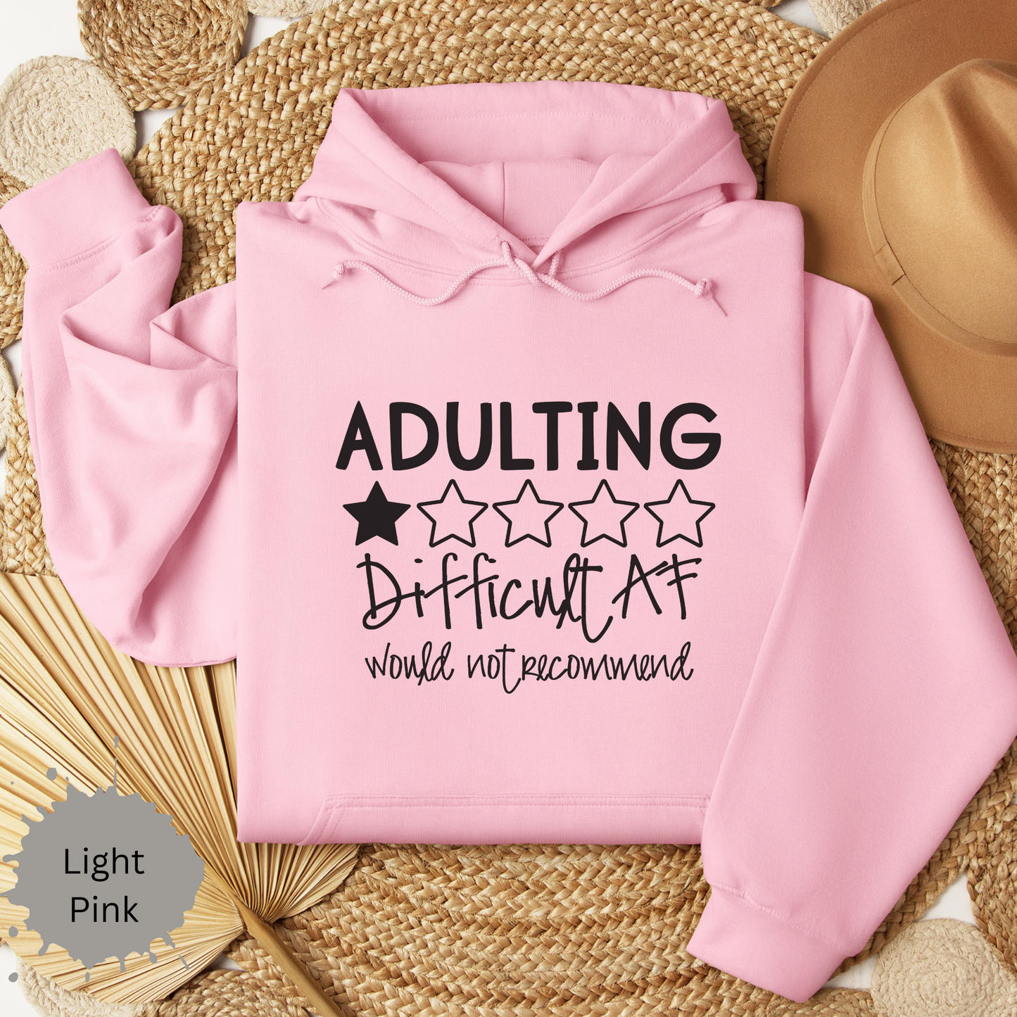 Adulting is Difficult AF Hooded Sweatshirt