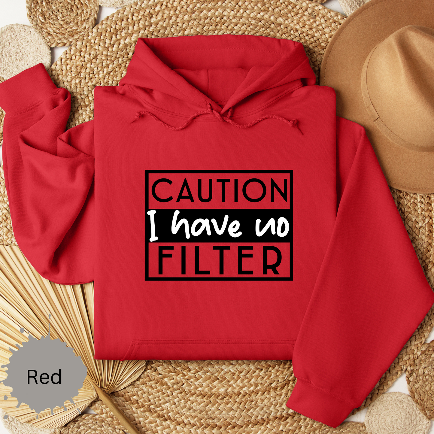 I Have No Filter Hooded Sweatshirt