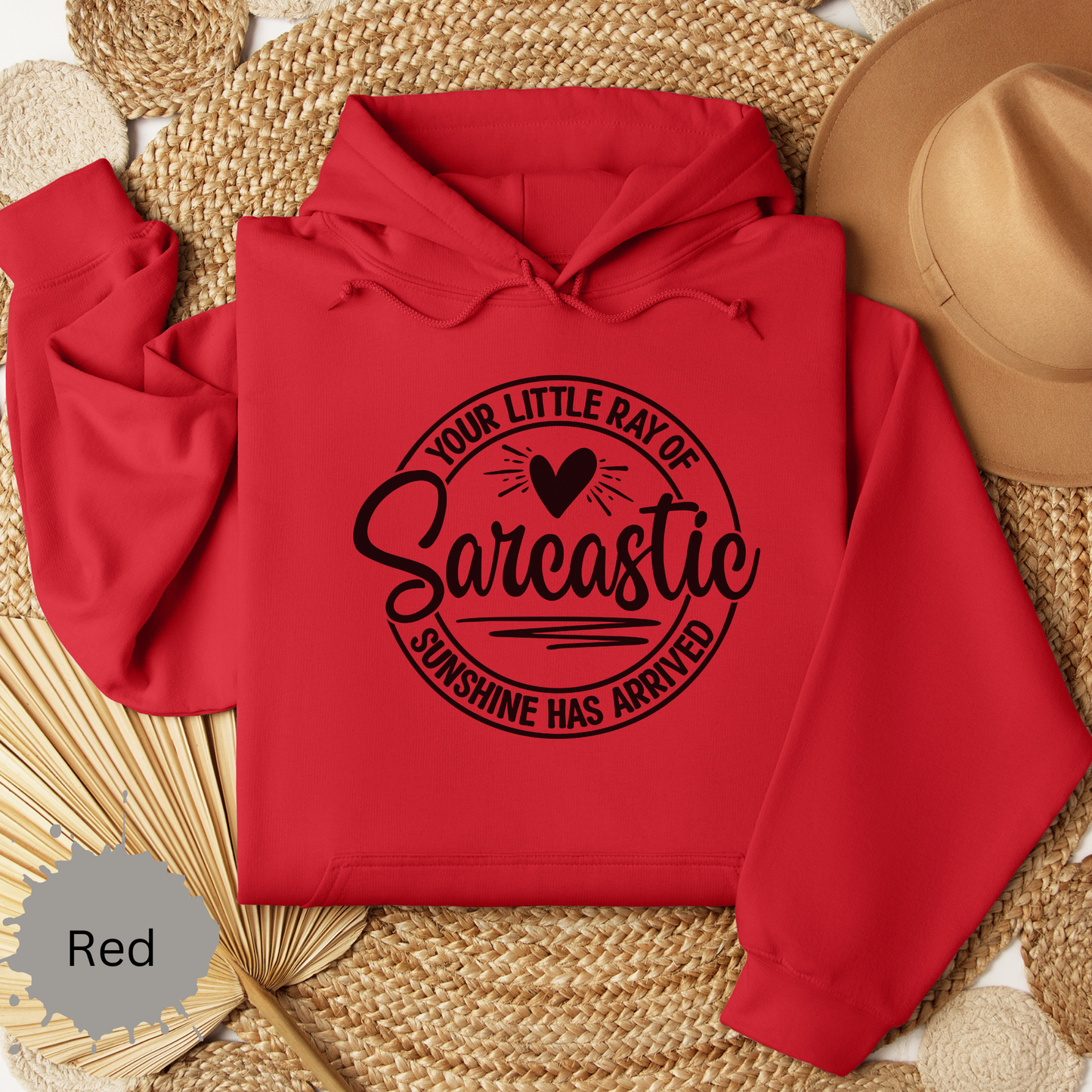 Sarcastic Ray of Sunshine Hooded Sweatshirt