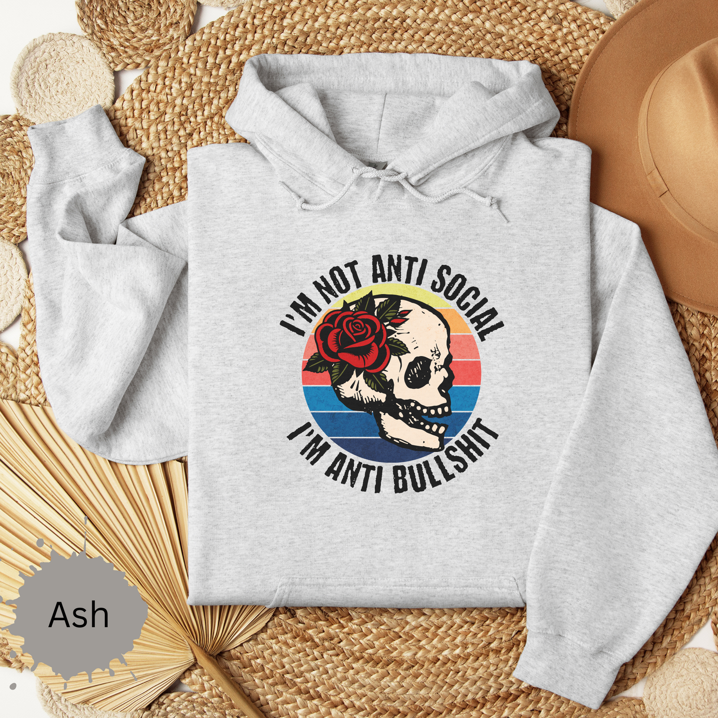 Anti bullshit Hooded Sweatshirt
