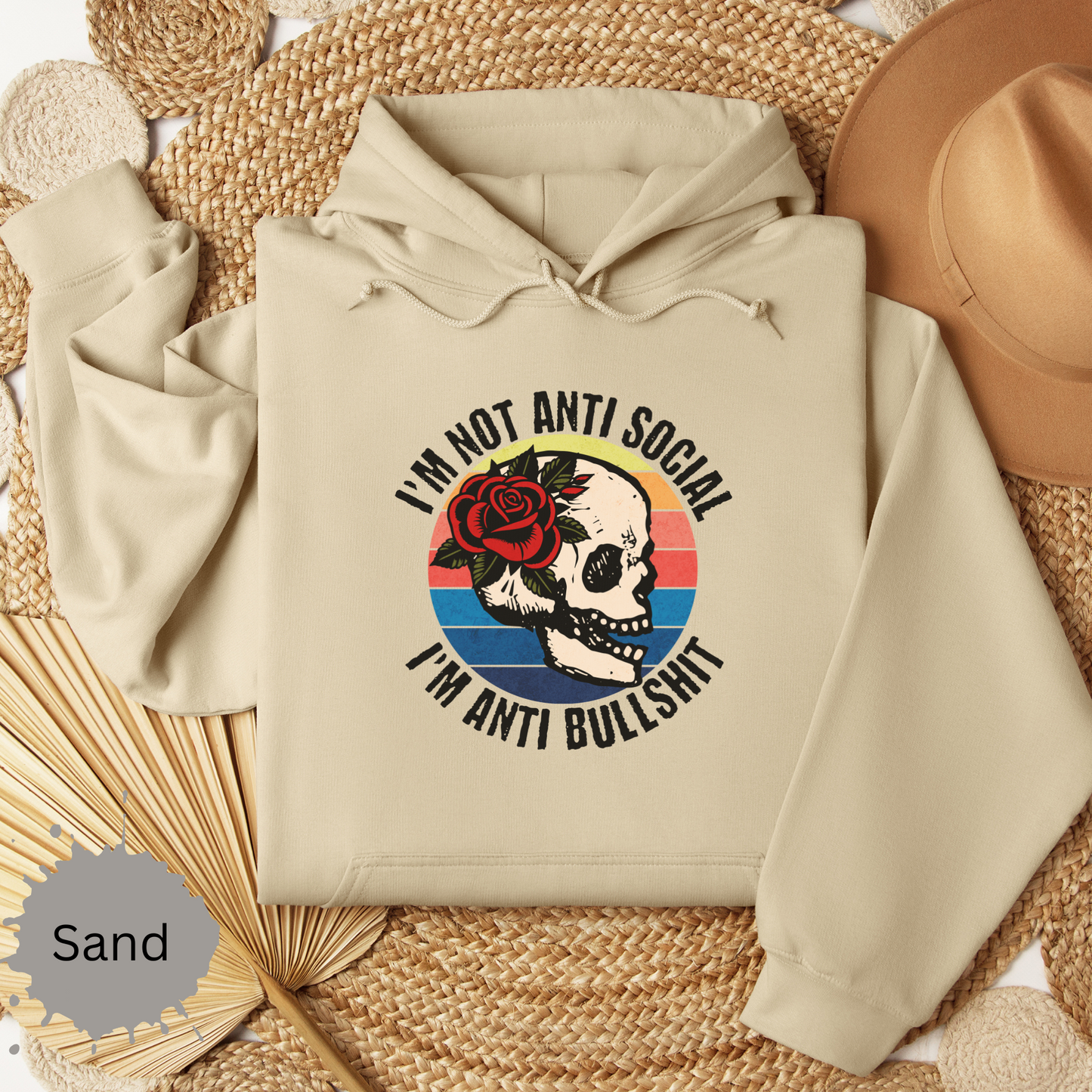 Anti bullshit Hooded Sweatshirt