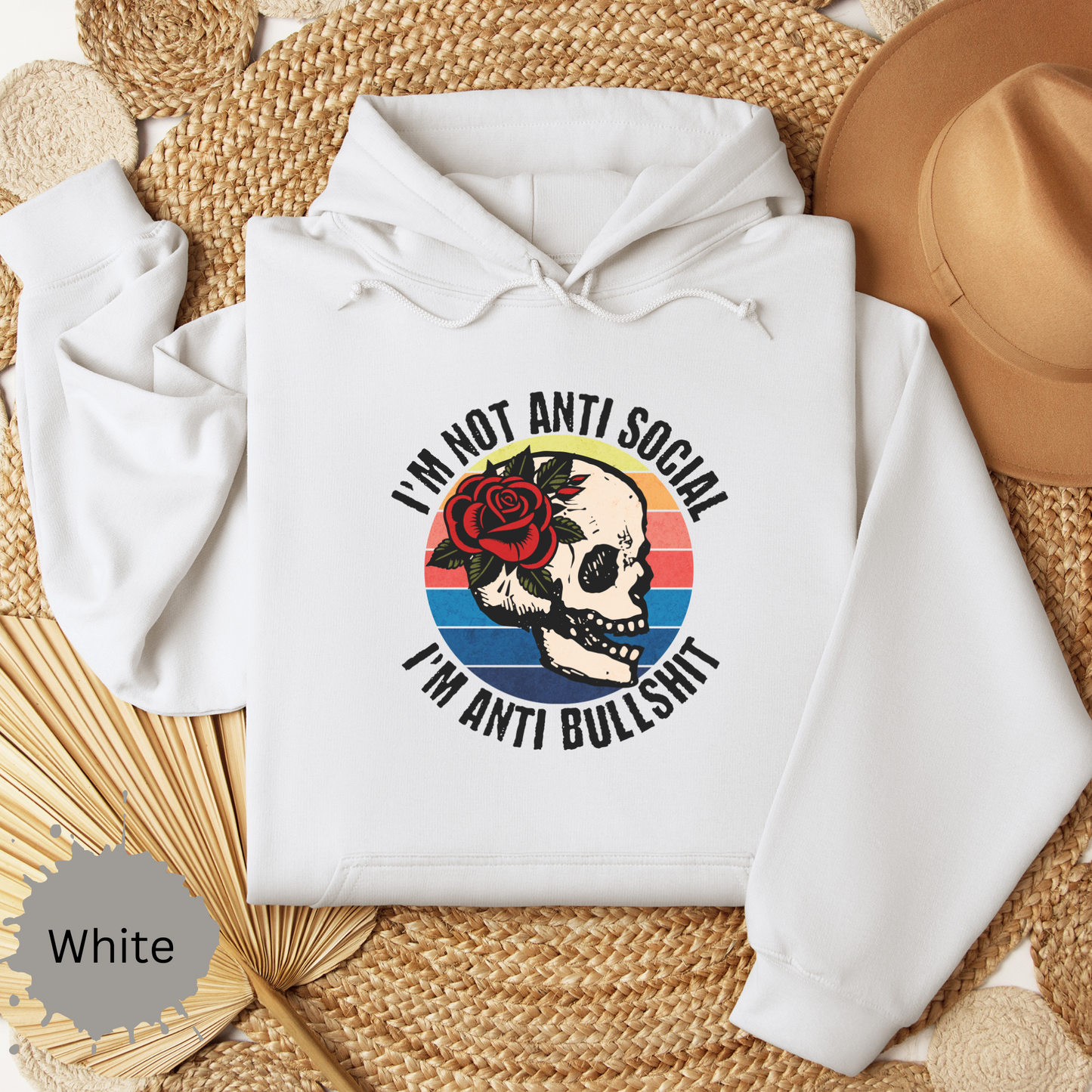 Anti bullshit Hooded Sweatshirt