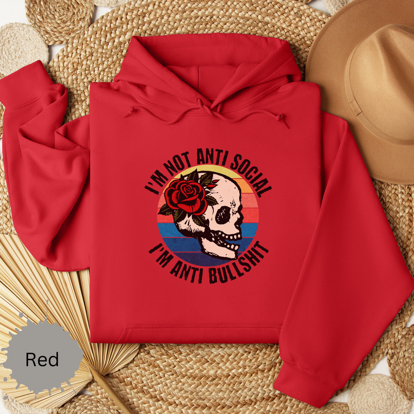 Anti bullshit Hooded Sweatshirt