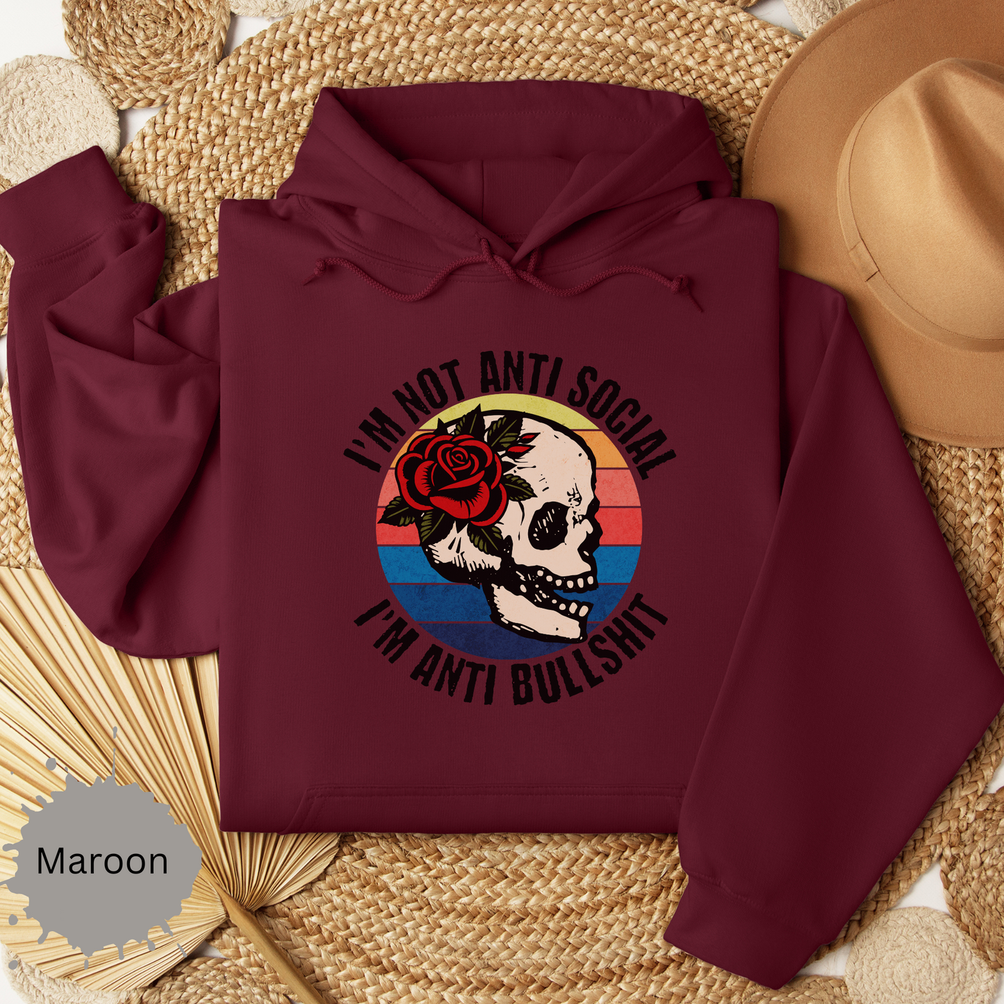 Anti bullshit Hooded Sweatshirt