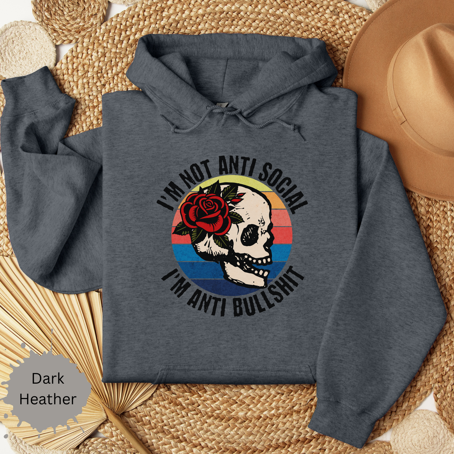 Anti bullshit Hooded Sweatshirt
