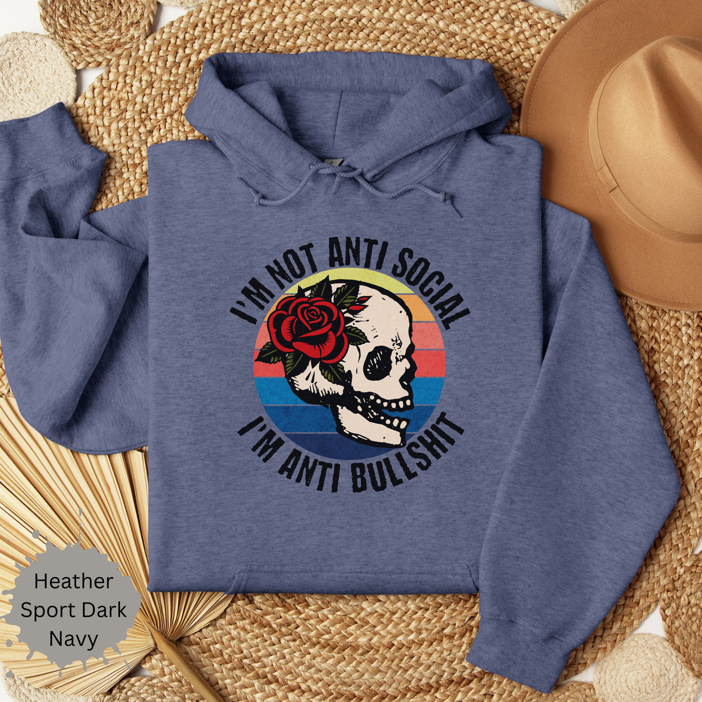Anti bullshit Hooded Sweatshirt