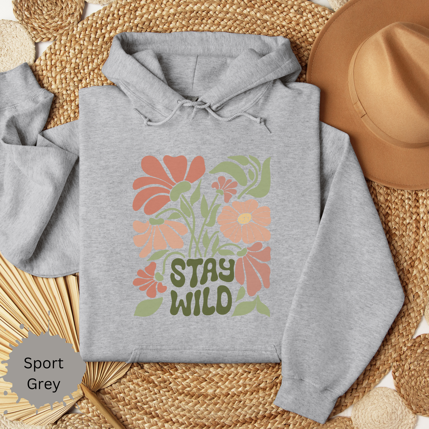 Stay Wild Hooded Sweatshirt