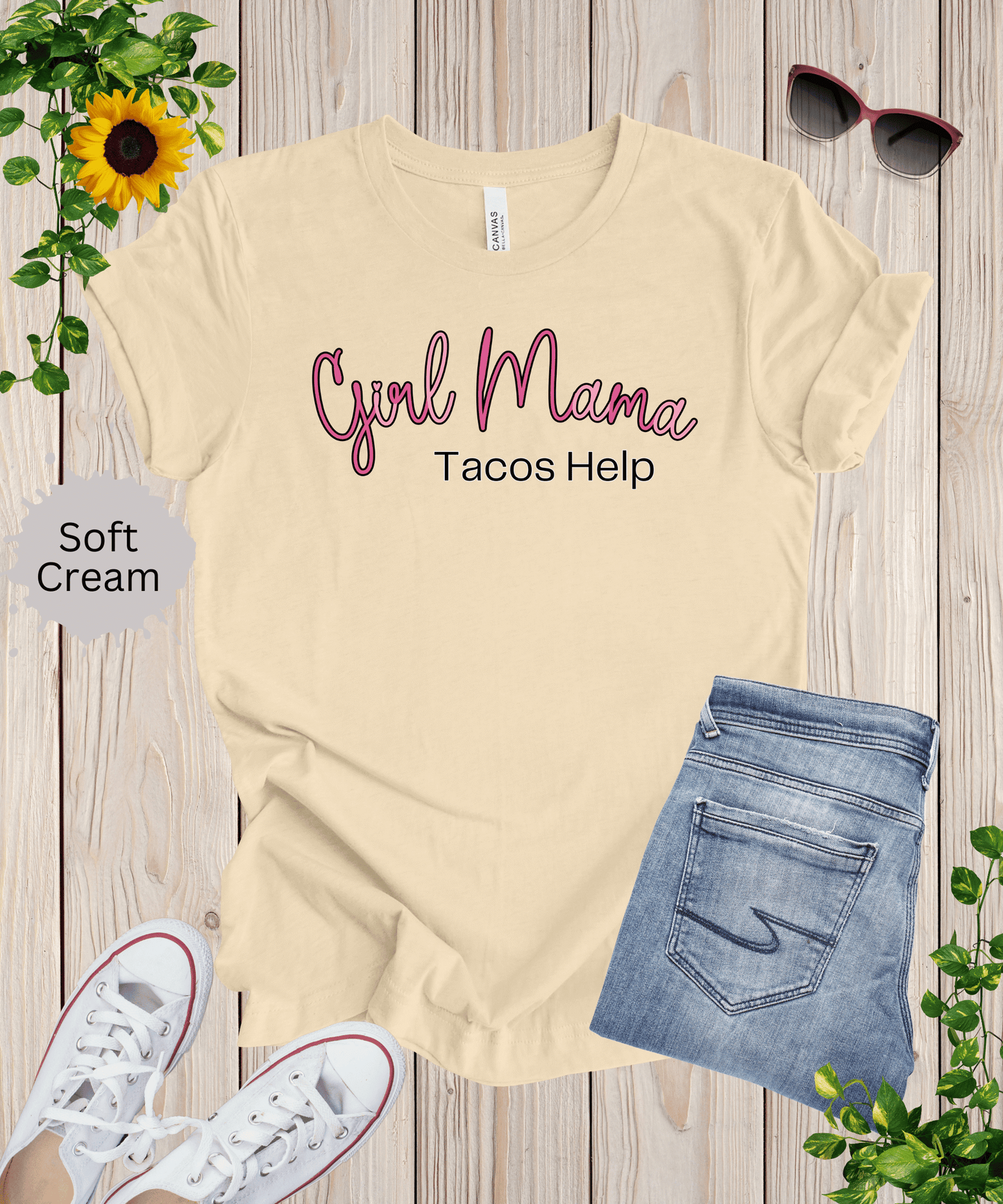 Girl Mama Tacos Help T-Shirt