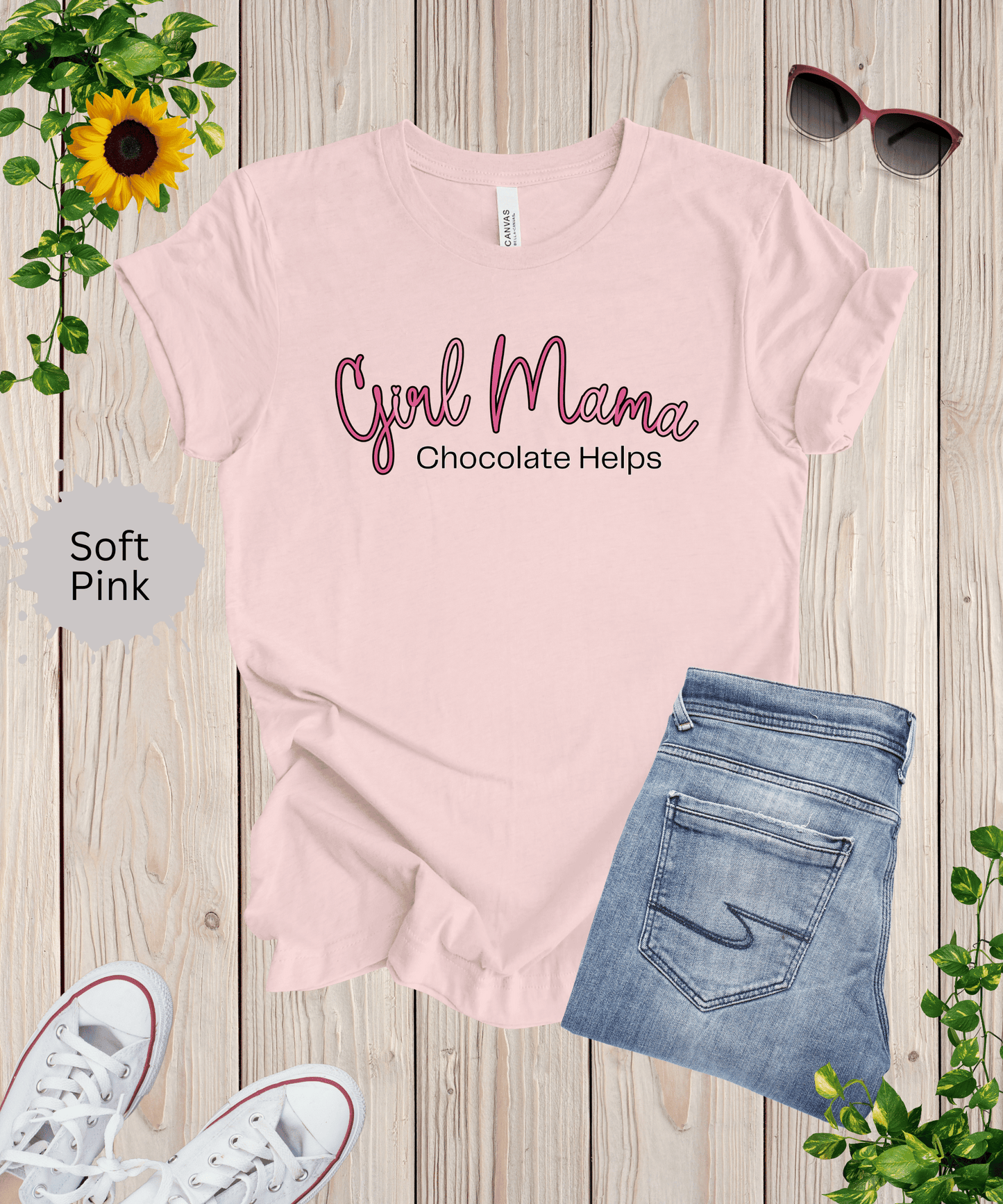 Girl Mama Chocolate Helps T-Shirt