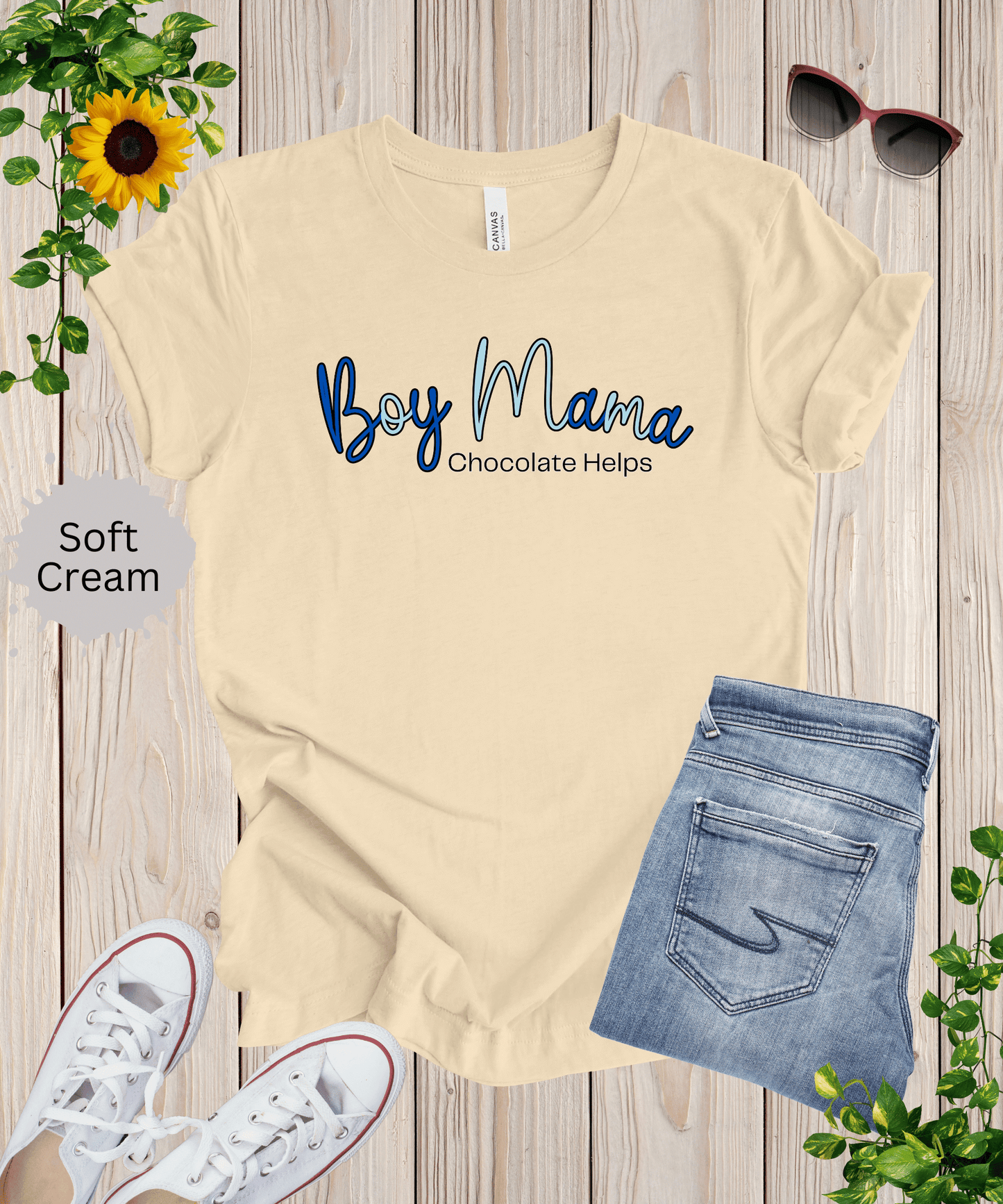 Boy Mama Chocolate Helps T-Shirt