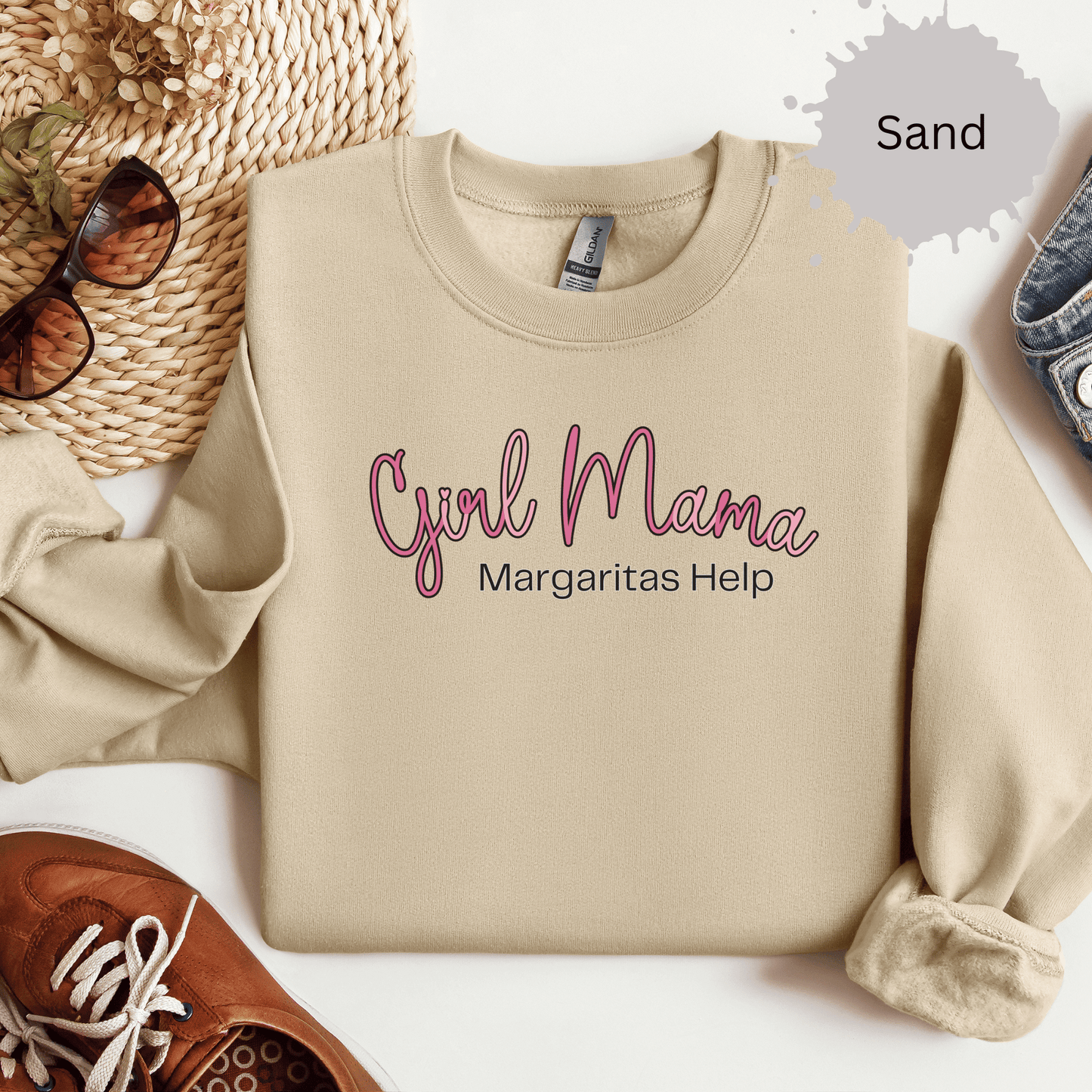 Girl Mama Margaritas Help Sweatshirt
