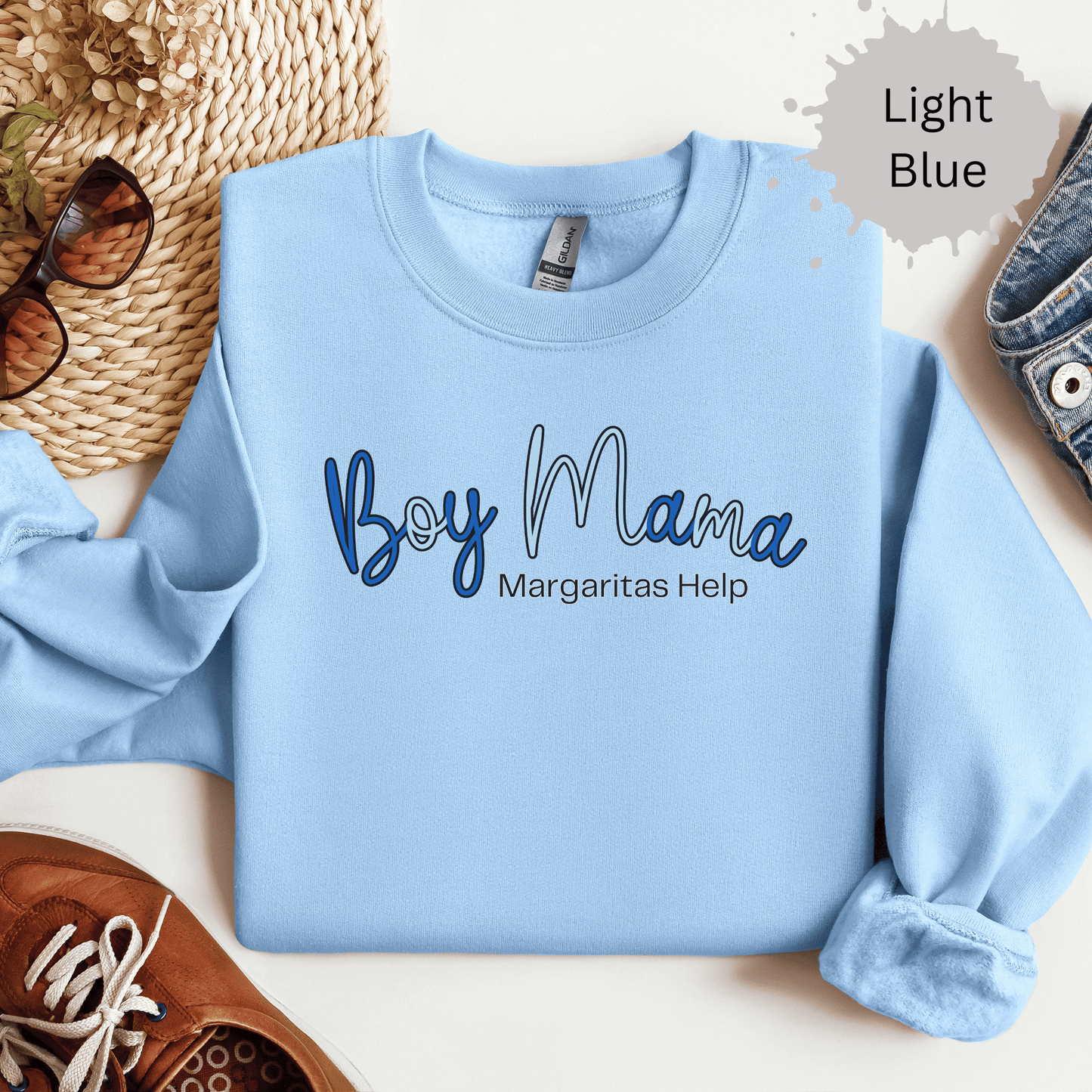 Boy Mama Margaritas Help Sweatshirt