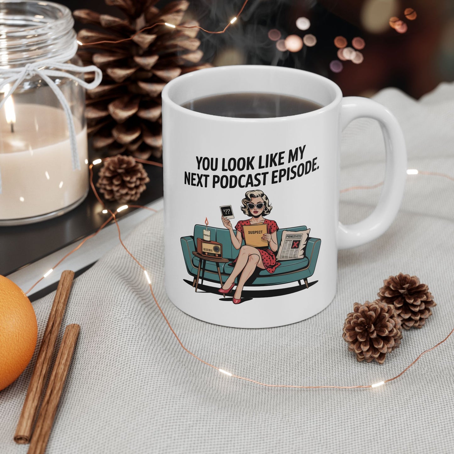 Couch Confessions Ceramic Mug