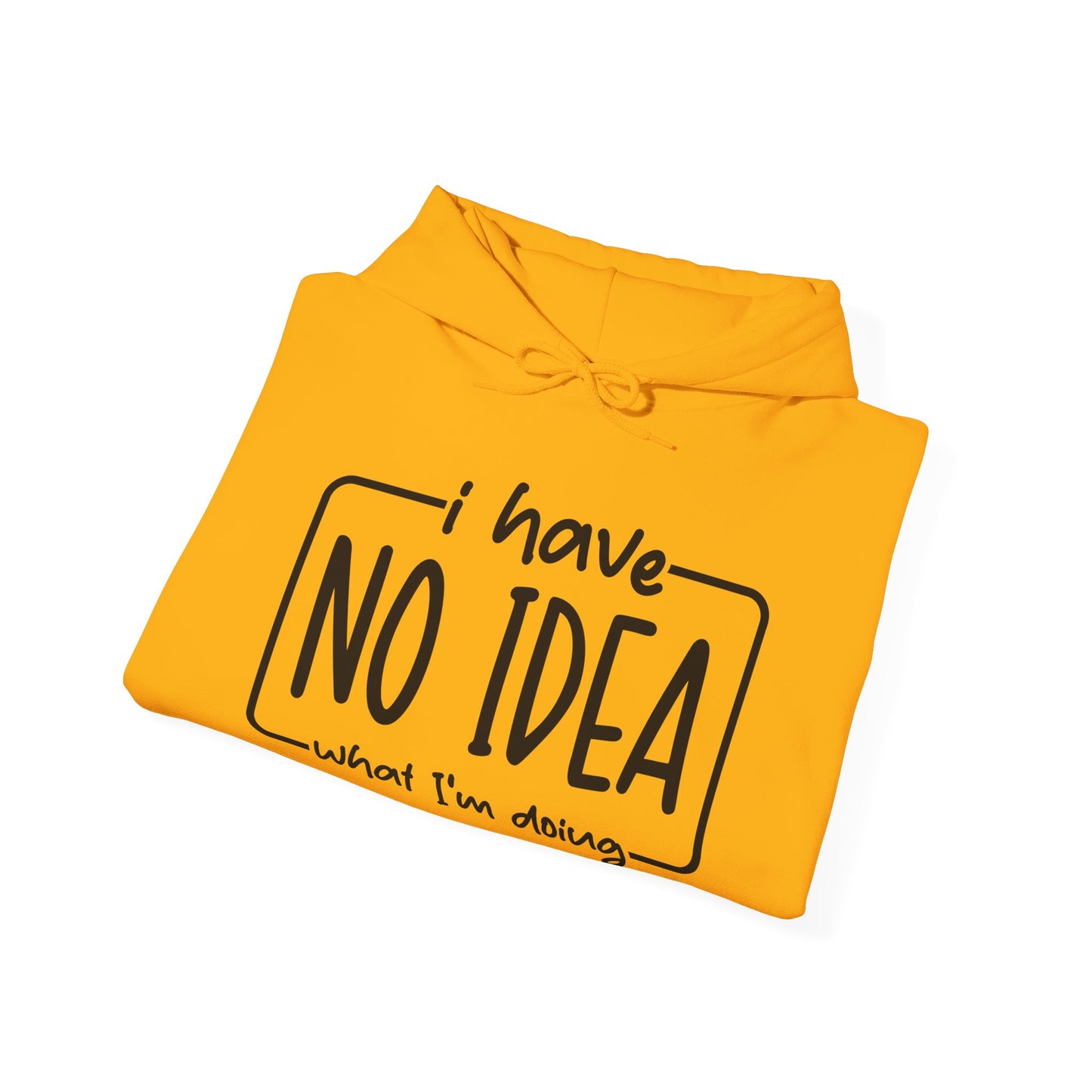 I Have No Idea Hooded Sweatshirt